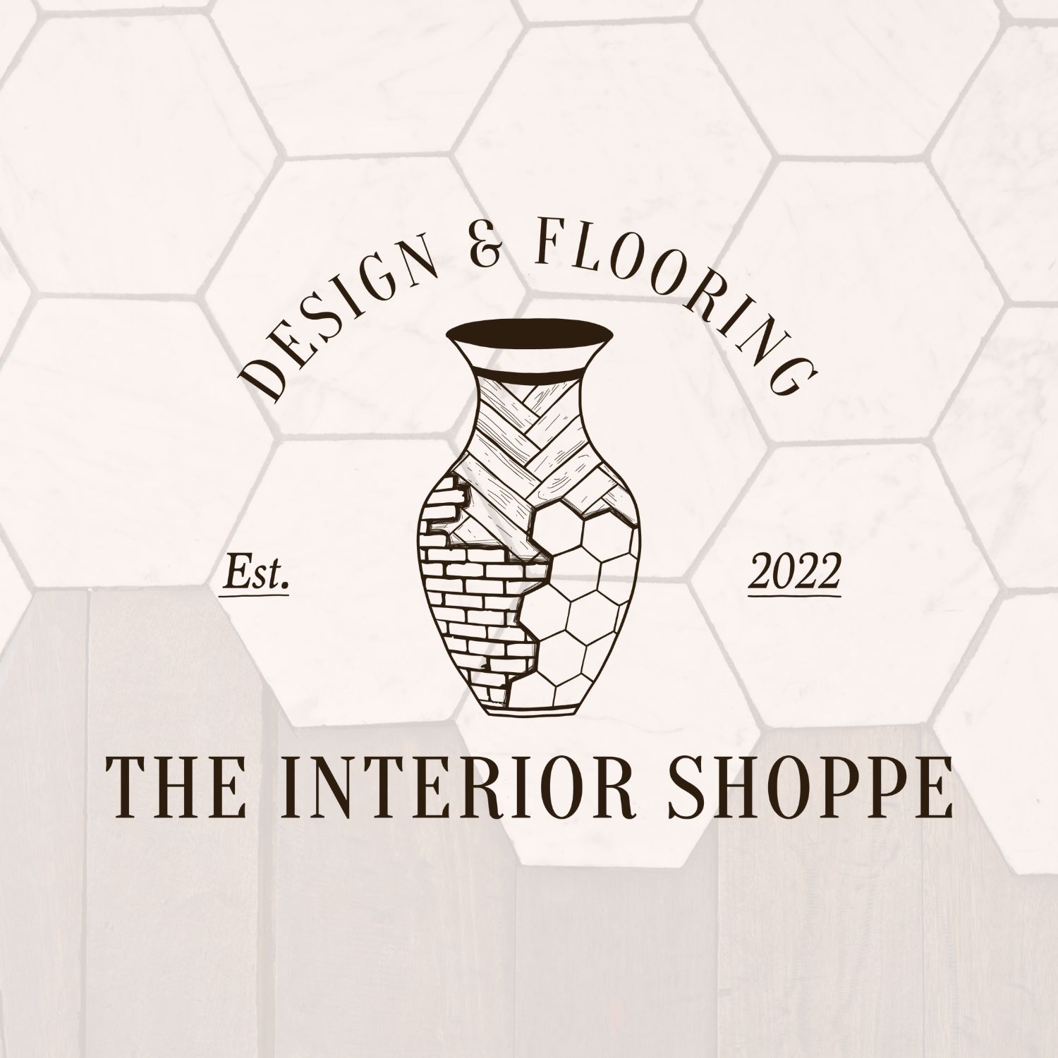 Primary logo for chic interior design studio, The Interior Shoppe