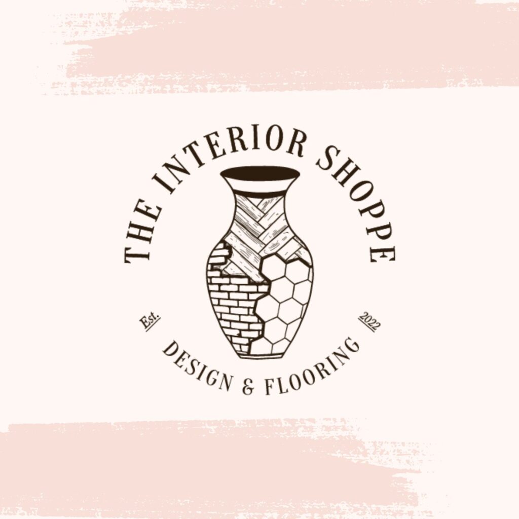 Round, secondary logo design for The Interior Shoppe